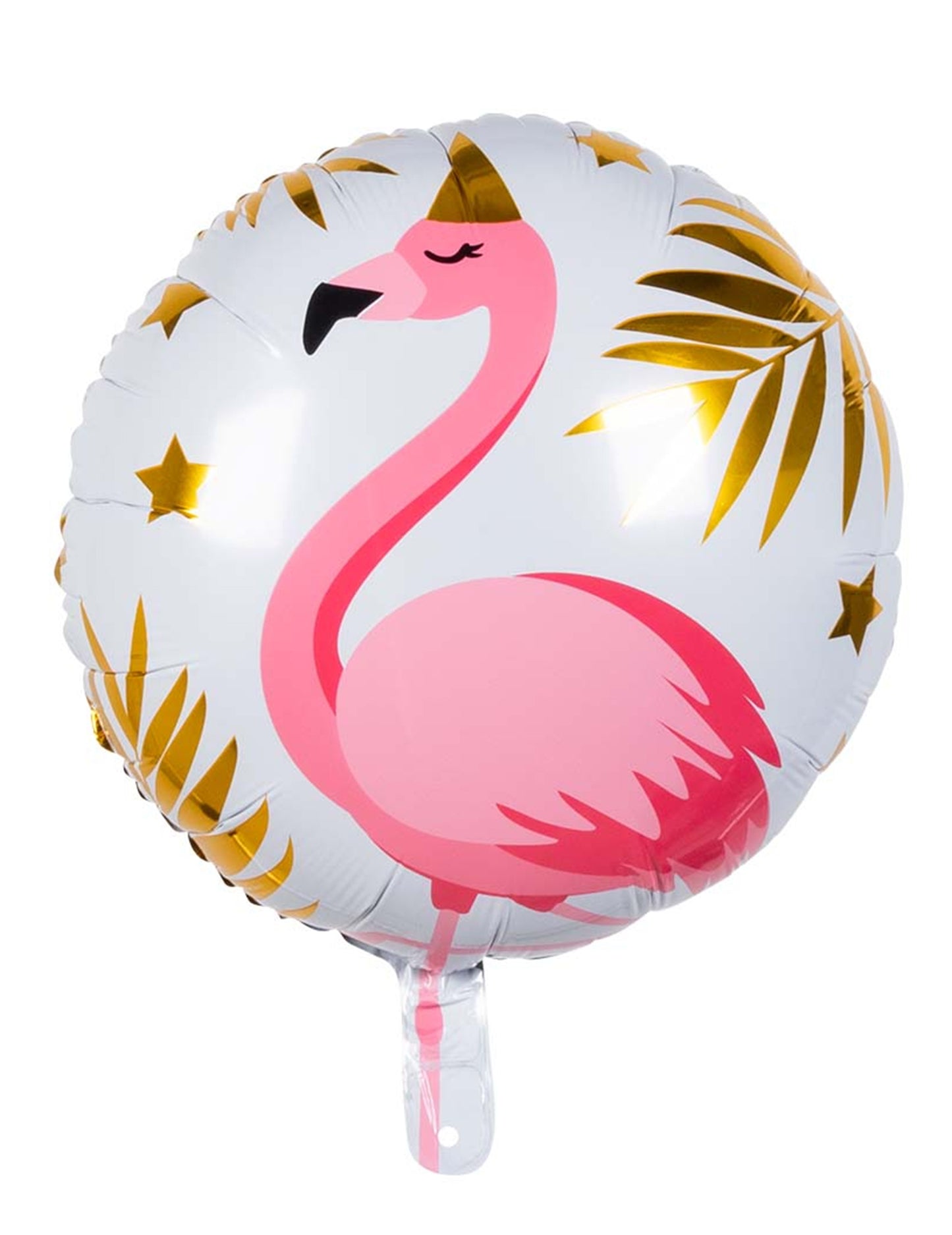 Aluminijast balon Tropic Flamingo 45 cm za rojstni dan