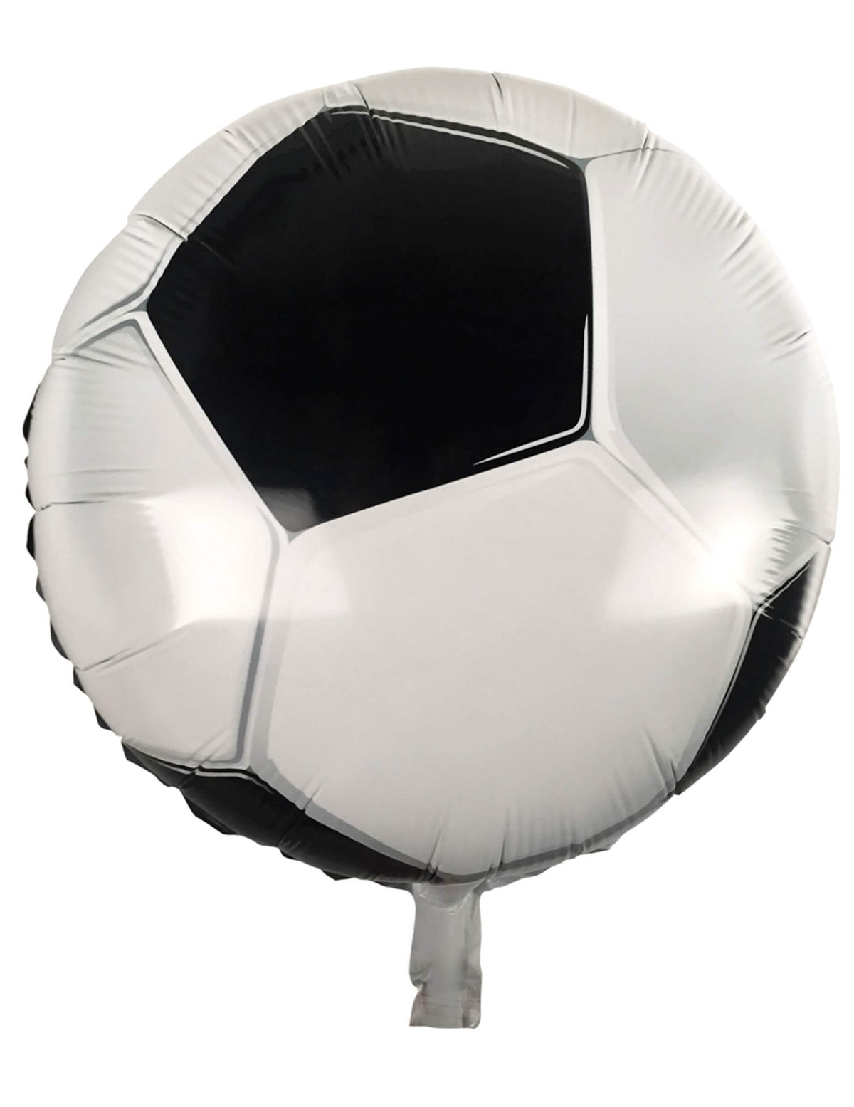 aluminijast balon nogometna zabava za zabavo črno in belo