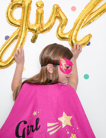 Zlata deklica aluminijasta žoga 77 x 70 cm