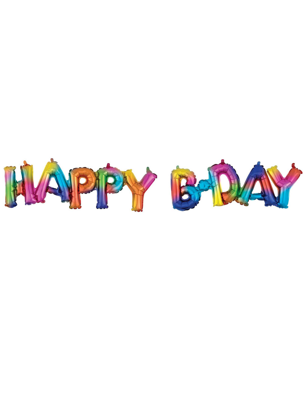 aluminijast balon Happy Bday za rojstni dan pisano nosi me z zrakom