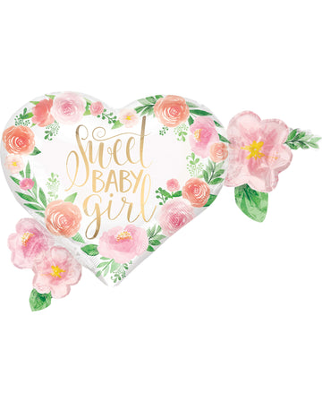 Aluminijast balon za dekliščko 68 x 50 cm za otroško zabavo