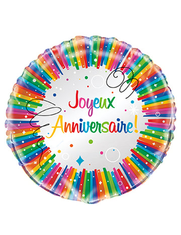 Večbarvni folijski balon za rojstni dan, 45 kosov cm napihljiv