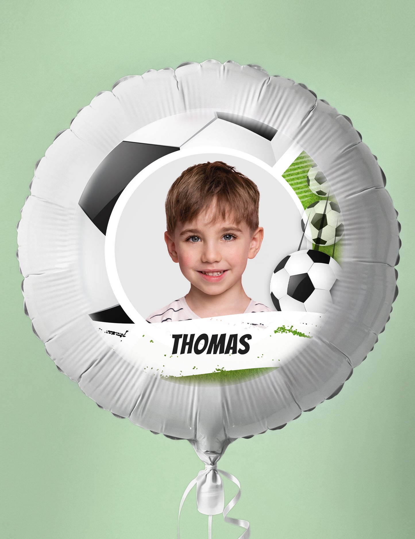 Personaliziran aluminijast nogometni balon 50 cm