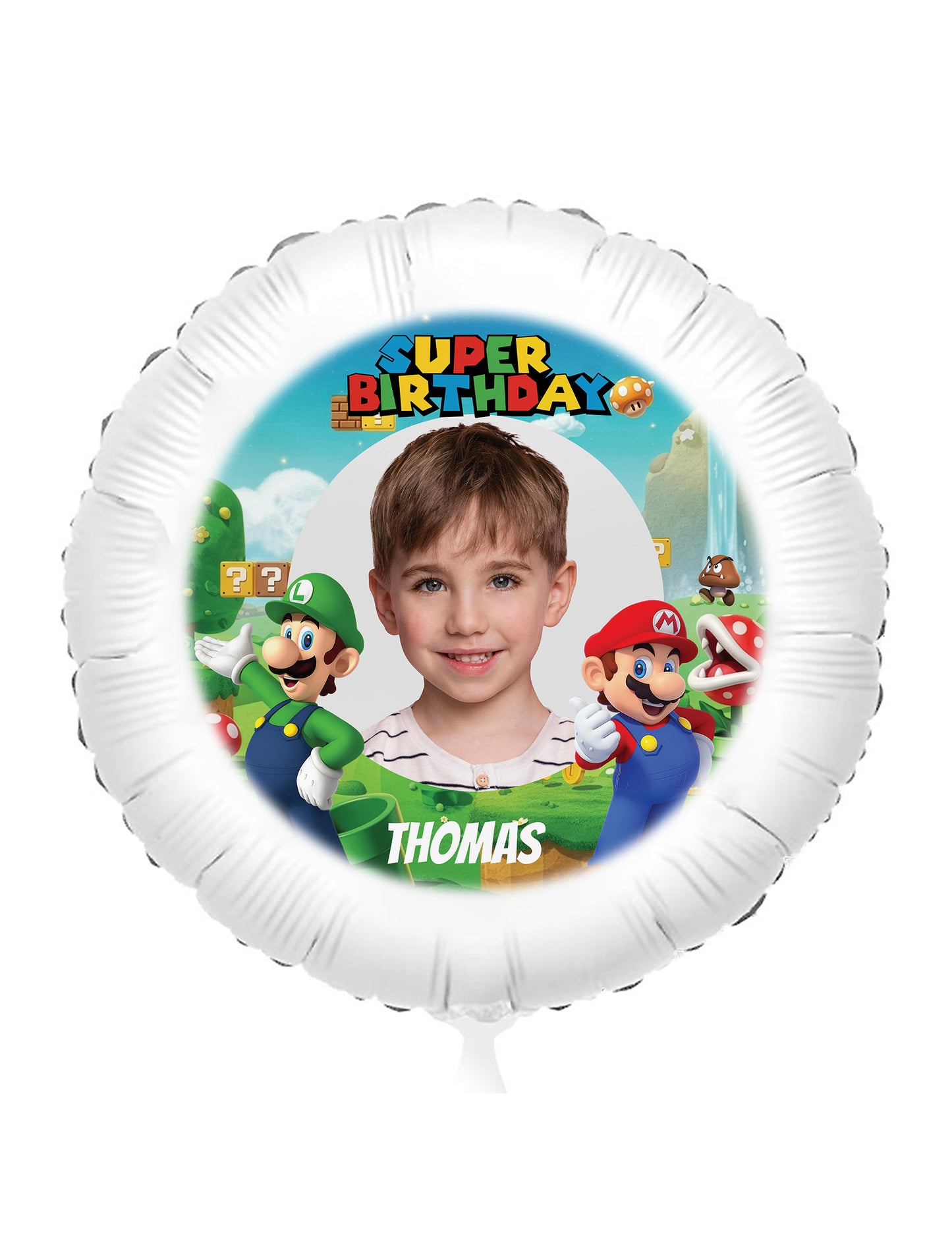 Prilagodljiv aluminijast balon Mario 50 cm