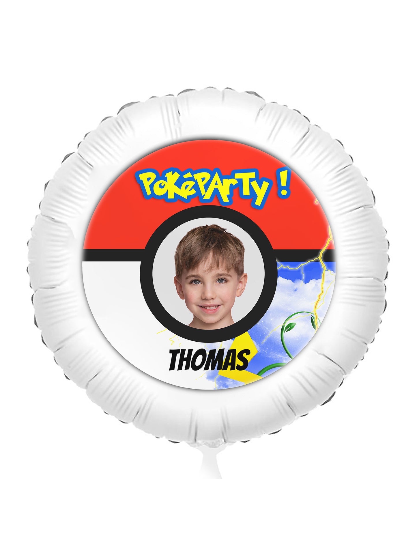 Personaliziran aluminijast balon Poké Ball 50 cm