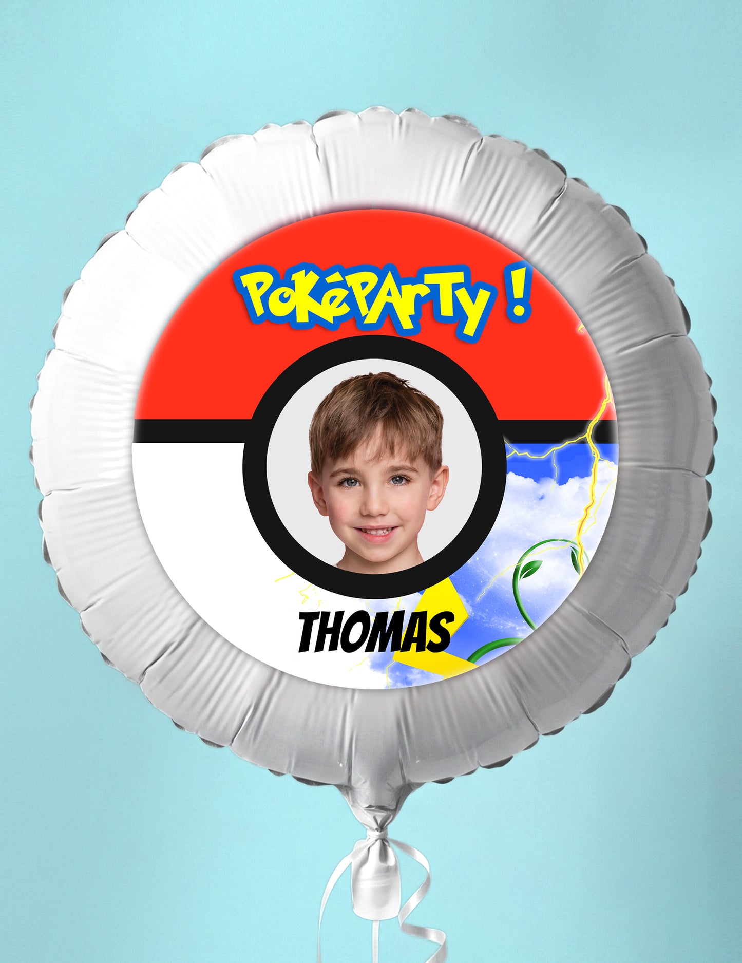 Personaliziran aluminijast balon Poké Ball 50 cm