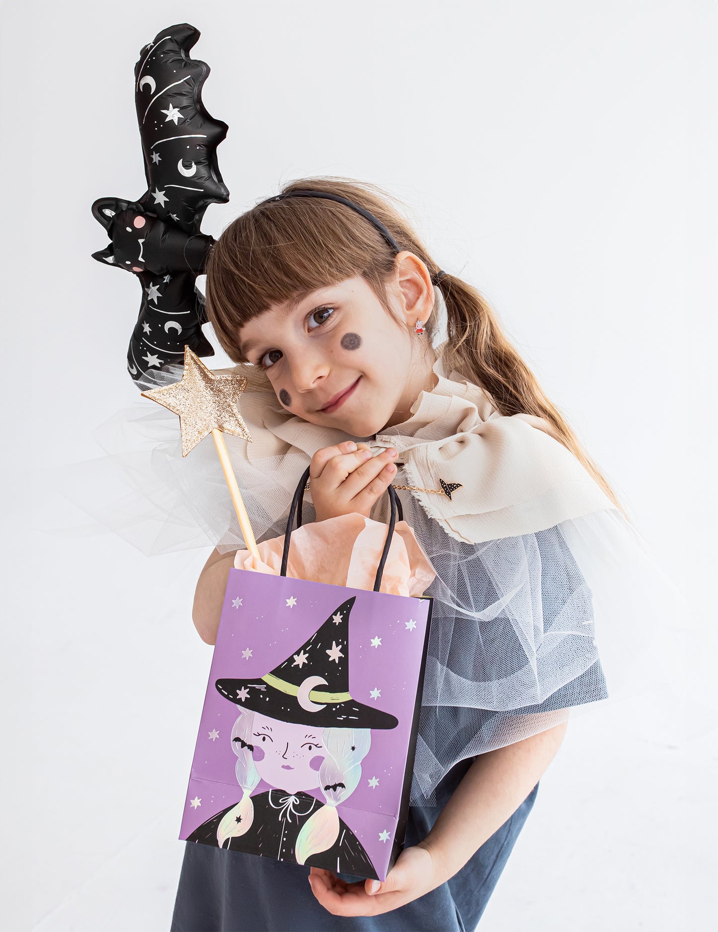 Aluminijast balon Majhen netopir 40 x 13 cm