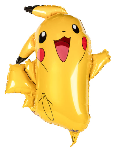 Ballon aluminium Pikachu Pokémon jaune
