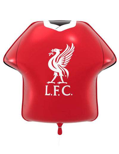 Rdeč aluminijski balon v obliki dresa Liverpool Football Club 52 x 51 cm