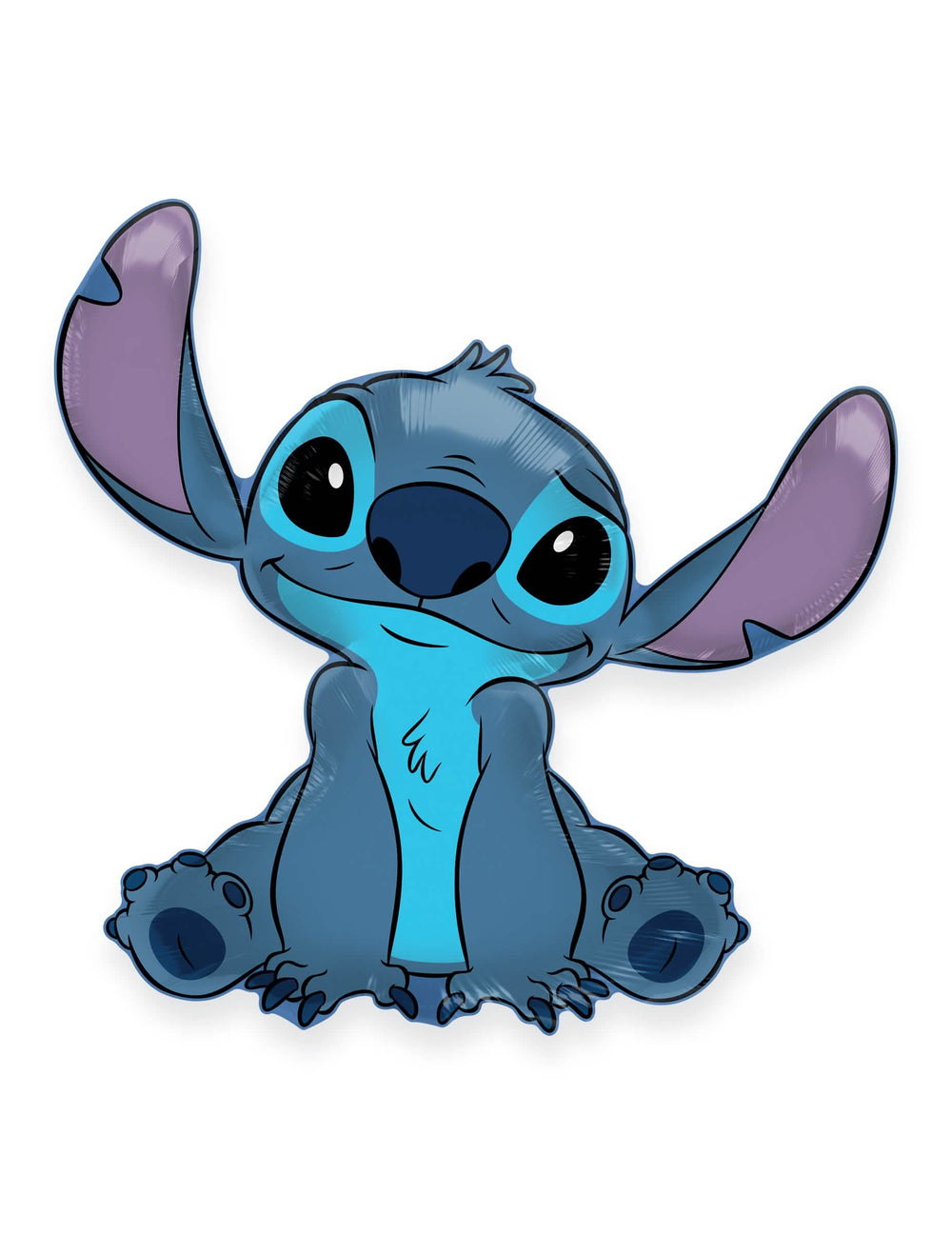 Balon iz aluminija Stitch za otrok modra
