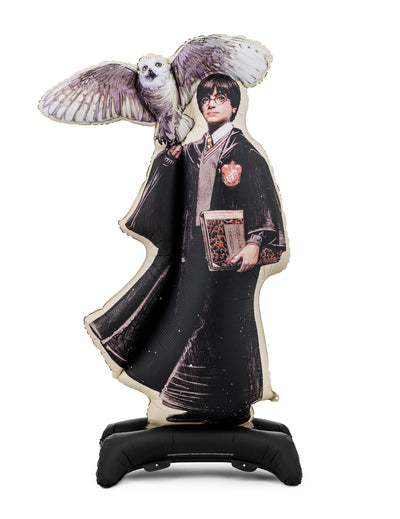Harry Potter™ stoječi folija balon s Hedvigo 90x145 cm