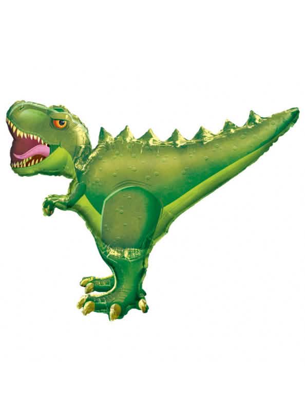 orjaški aluminijast balon t-rex za rojstni dan zelena