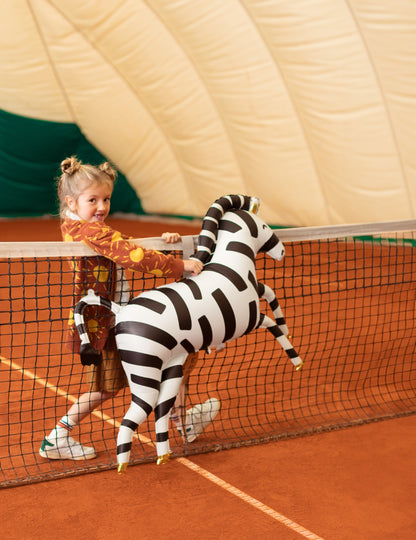 Zebra Aluminijasta kroglica 115 x 85 cm