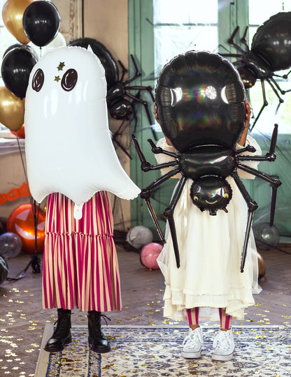 Aluminijast balon White Ghost 48 x 68 cm