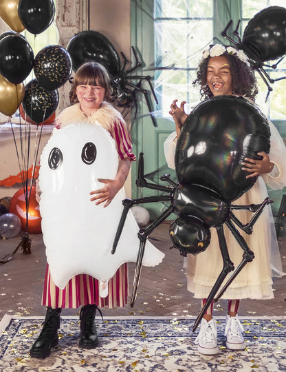 Aluminijast balon White Ghost 48 x 68 cm