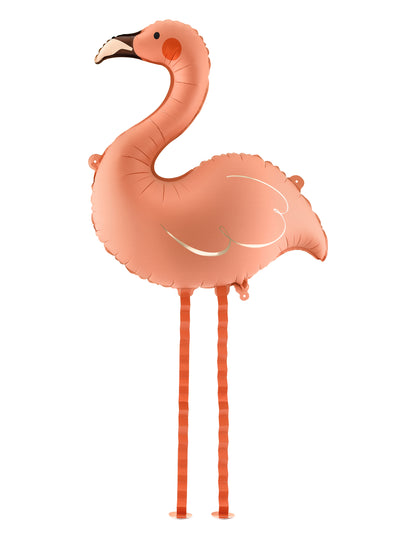 Aluminijast balon, koralni rožnati flamingo 65 × 67 cm