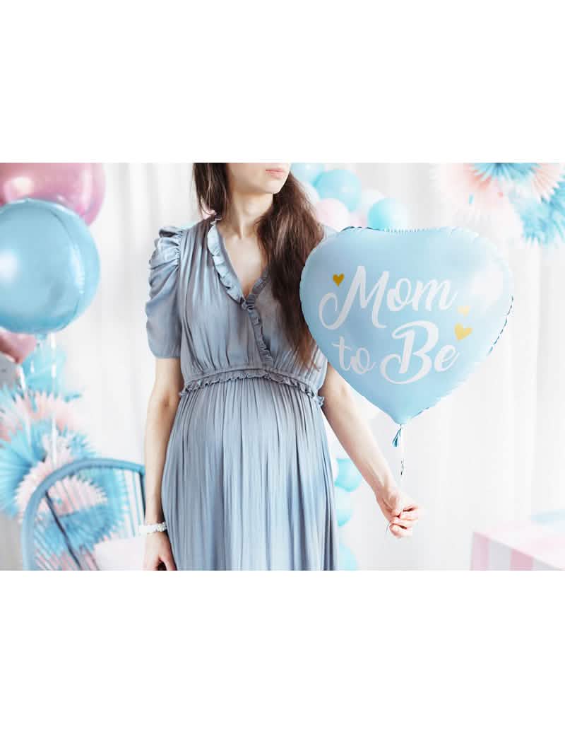 Postavitev aluminijastega balona Mom to be
