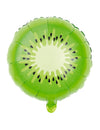Ballon en aluminium tropicool kiwi pour fête vert