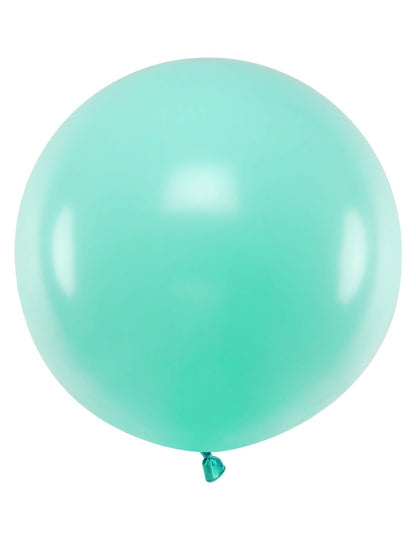 Velikanska lateksna balonska mint barve