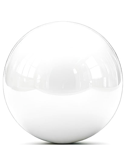 Velikanski balon ogledalna krogla bel 200 cm