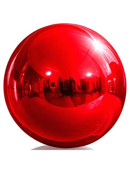 Velikanski balon rdeča zrcalna krogla 200 cm