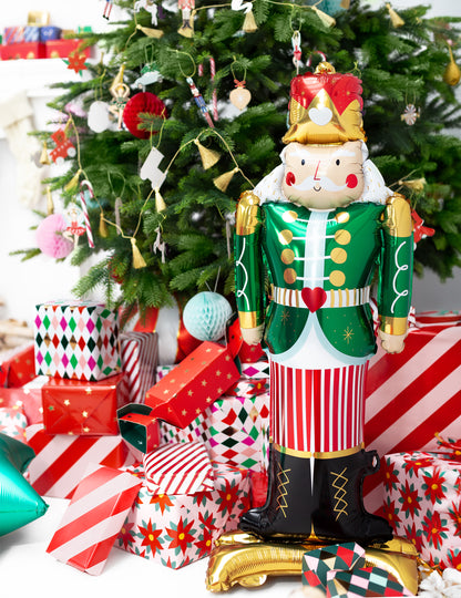 GIANT NUTCRACKER ALUMINIJ BALLOON 34 x 85 cm