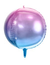 Aluminijast kroglasti balon v roza in modri barvi, 35 kosov cm napihljiv helij