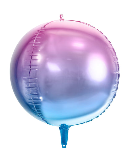 Aluminijast kroglasti balon v roza in modri barvi, 35 kosov cm napihljiv helij