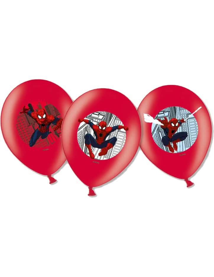 baloni iz lateksa Spiderman za otrok rdeči