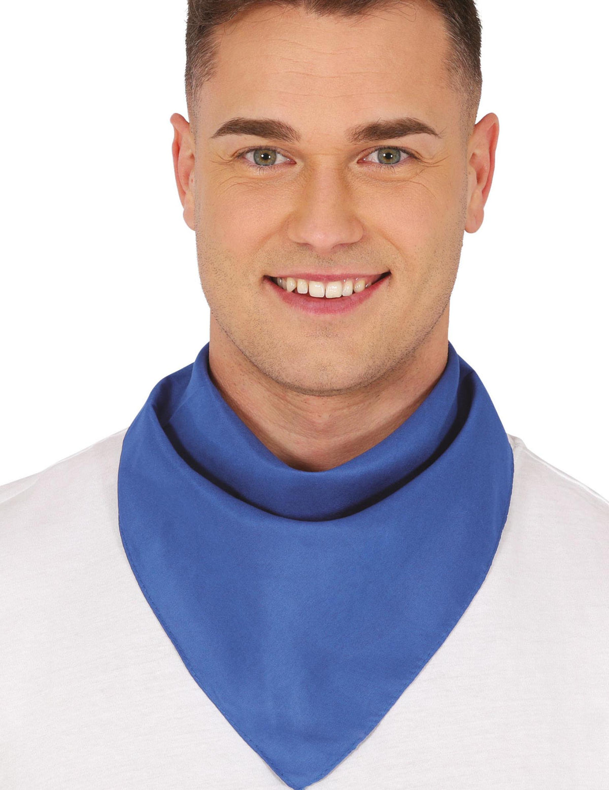 Gros plan sur le bandana uni pour adulte