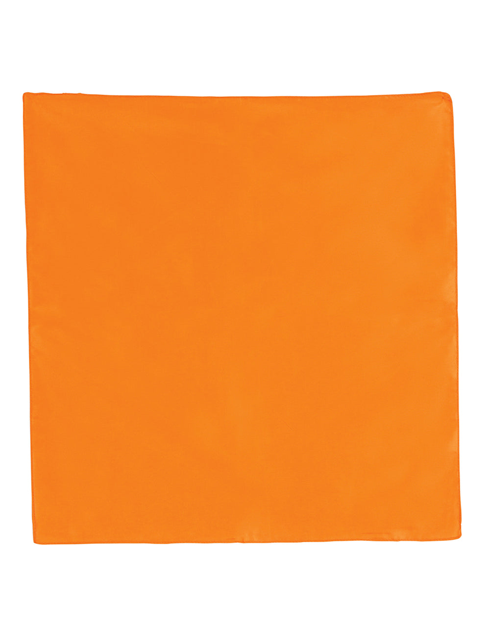 Vue à plat du bandana uni pour adulte
