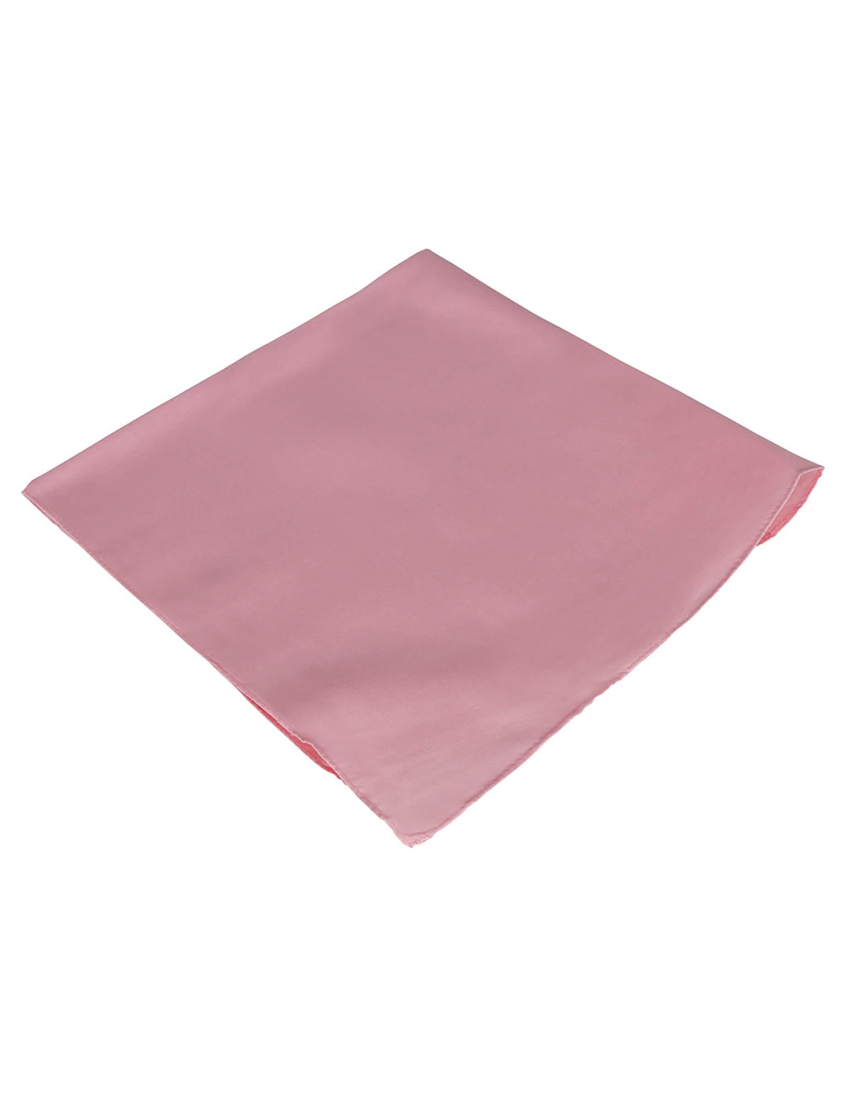 Vue pliée du bandana uni rose