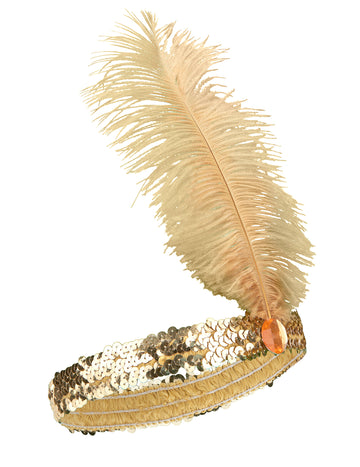 Charleston Banner s pajkicami in pozlačeno žensko pero