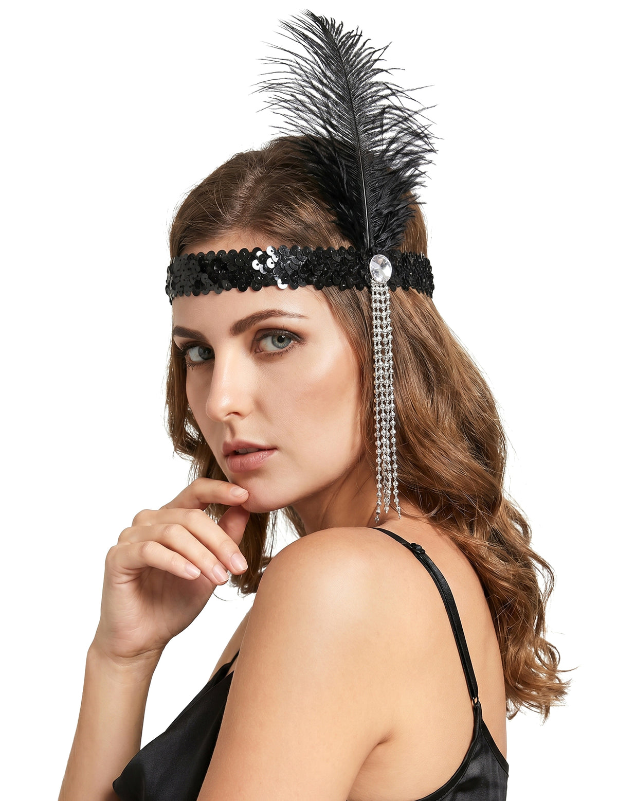 Black Charleston Headband