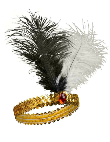 Glavni trak za odrasle s pernatimi Charleston