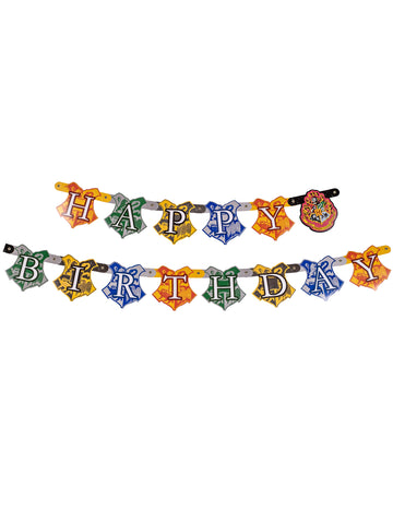 Banner Happy Birthday Harry Potter 182 cm