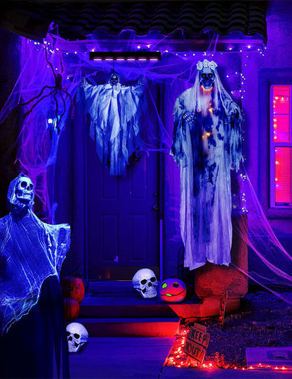 Effet sur décorations d'Halloween de la barre à leds lumière noire pour fête 6x3W
