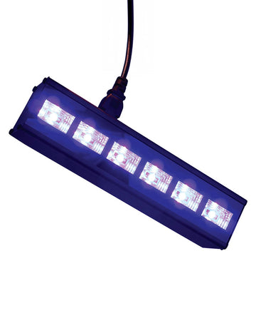 Črna luč LED bar 6x3W