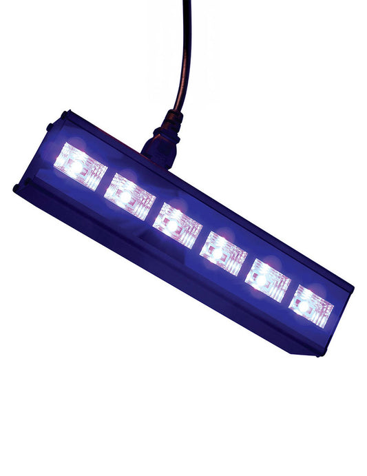 Črna luč LED bar 6x3W