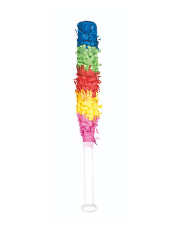Bâton à piñata multicolore 43 cm