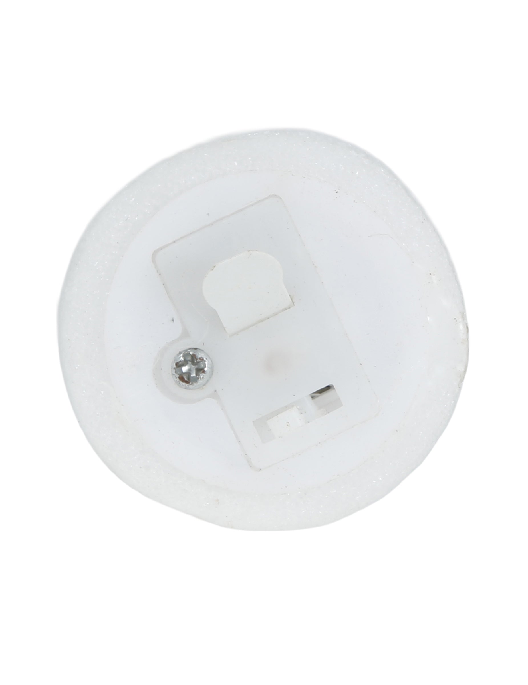 Détail du boîtier à piles et de l'interrupteur du Baton LED multicolore