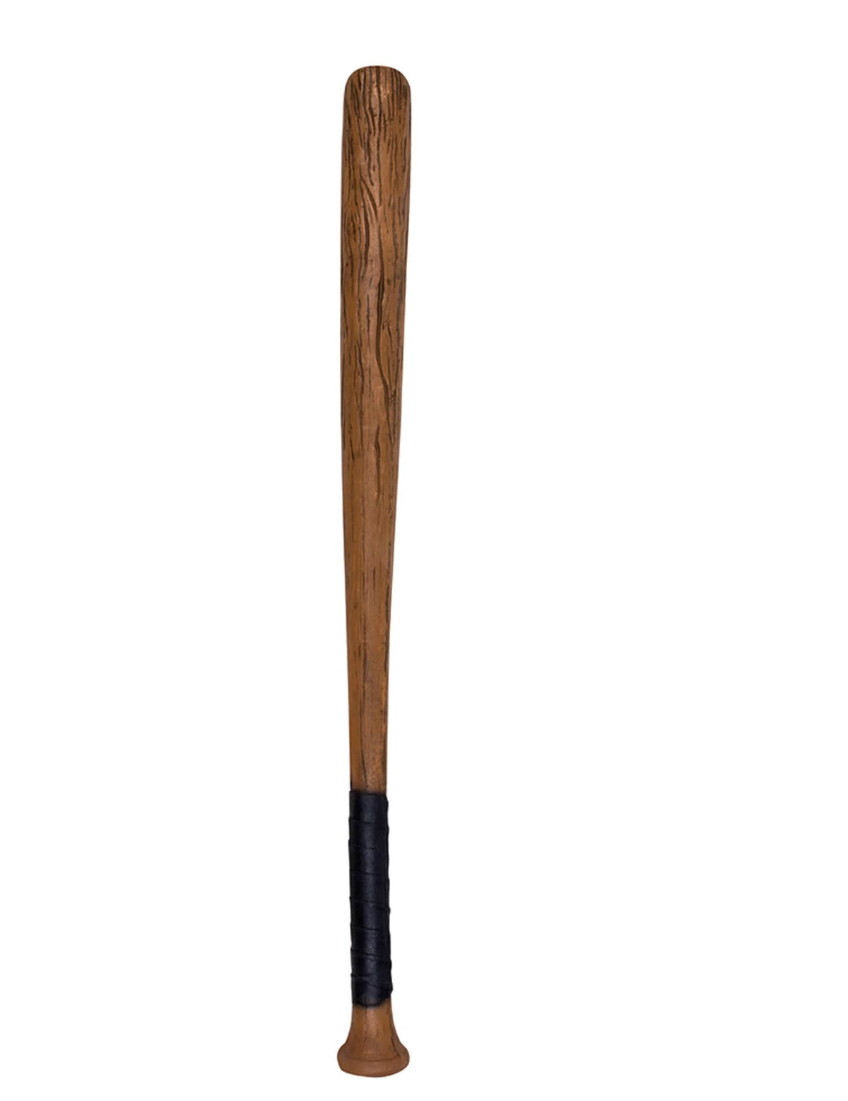 baseball palica rjava z učinkom lesa in črnim ročajem