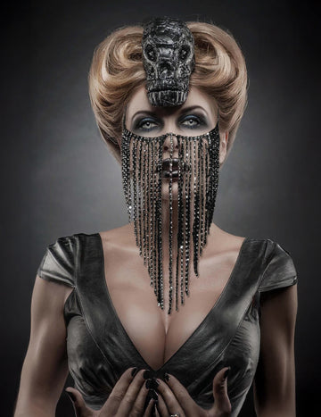 Nakit za obraz z resicami za odrasle