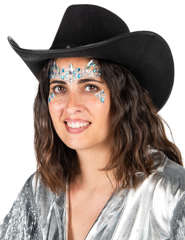 Nakit nakit belo in modro kristalno lepilo