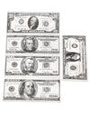 Billets dollars pour déguisement de différentes valeurs