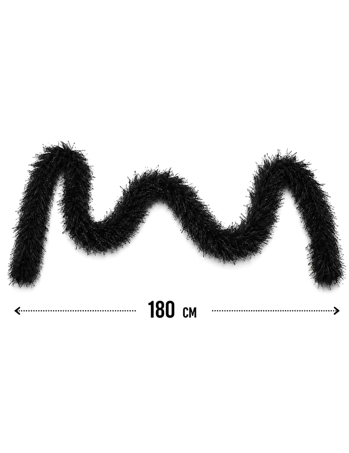 Boa črne dlake 60g