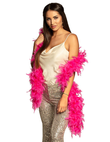 UV Neon Pink boa 50 g