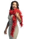 Boa rouge bordeaux pour femme 50 g