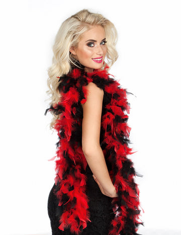 Rdeča in črna boa 50 g