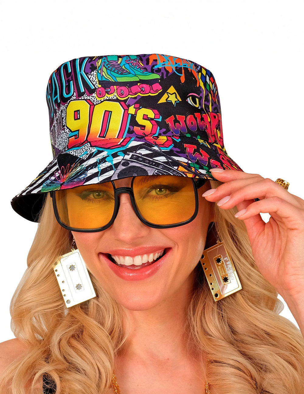 Mise en situation du bob back to the 90's avec accessoires rétro